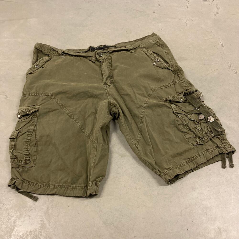 Vintage Y2K xray deconstructed cargo board shorts 36